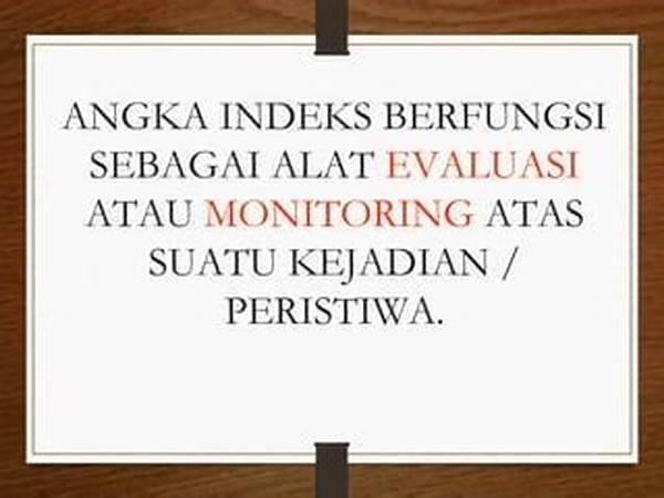 Angka Sebagai Alat Evaluasi
