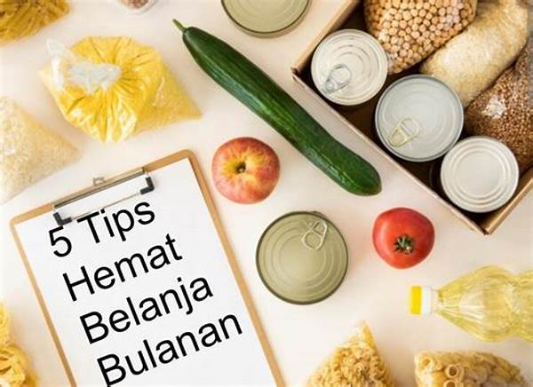 Belanja Bulanan Cerdas Dan Hemat Biaya