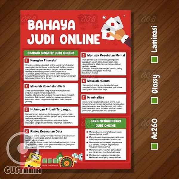 Edukasi Mengenai Bahaya Judi