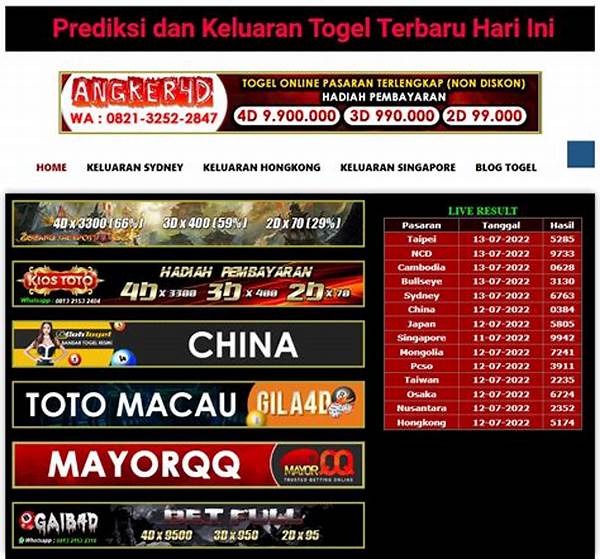 Kalkulasi Prediksi Nomor Togel