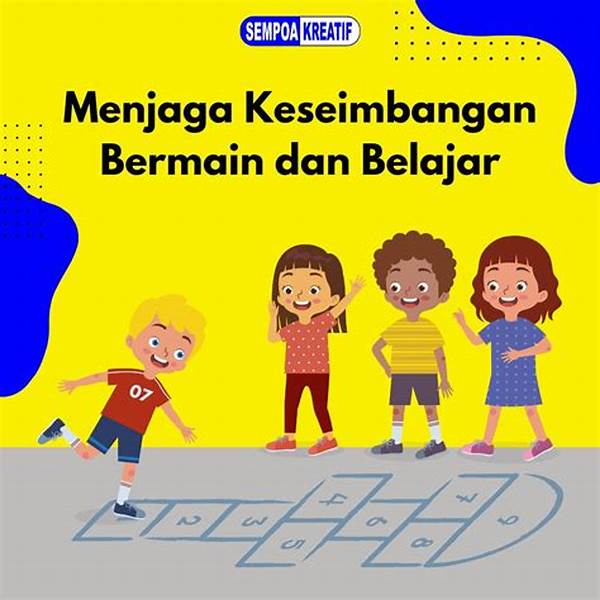 Keseimbangan Waktu Bermain Dan Belajar.