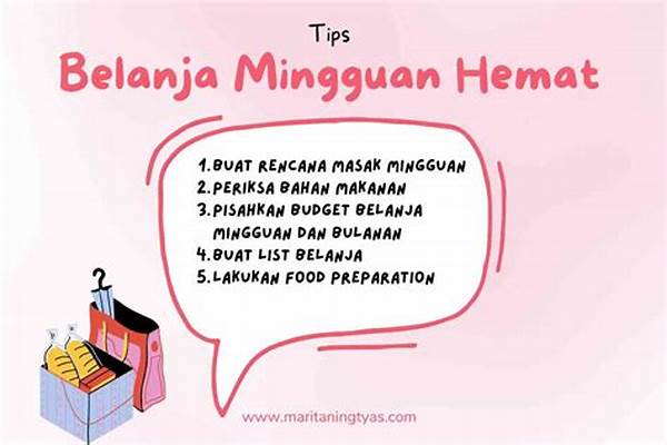 Panduan Belanja Mingguan Hemat Biaya
