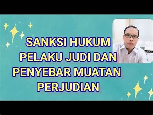 Sanksi Hukum Untuk Pelaku Perjudian