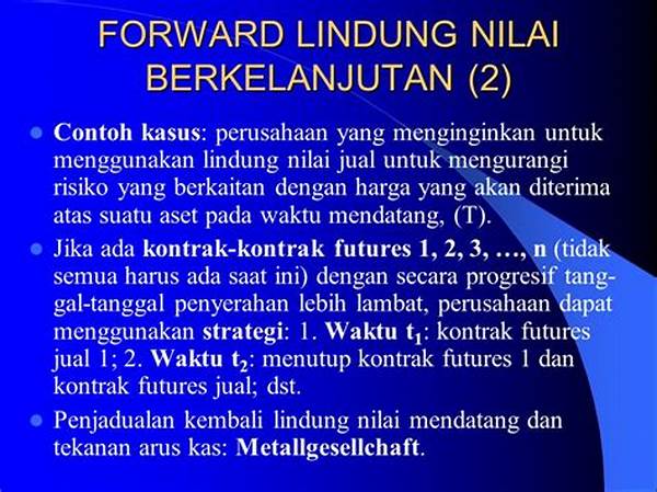 Strategi Lindung Nilai Komoditas