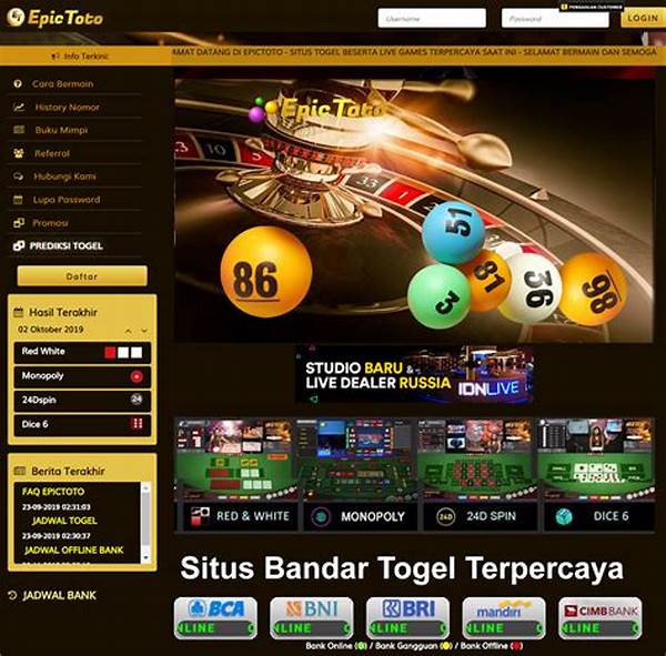 Strategi Togel Terpercaya Online