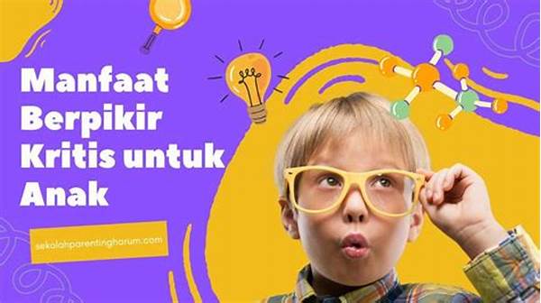 Metode Efektif Berpikir Kritis Anak