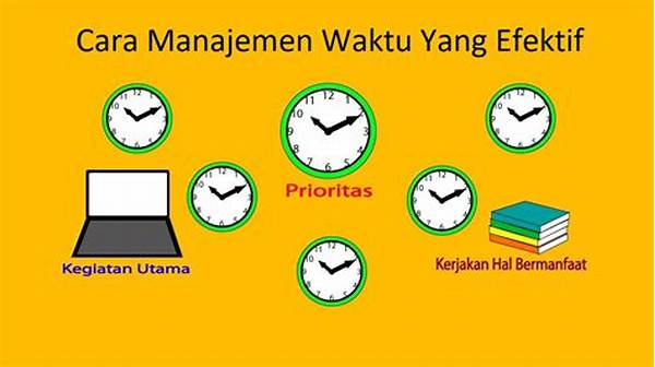 Manajemen Waktu Yang Kurang Efektif