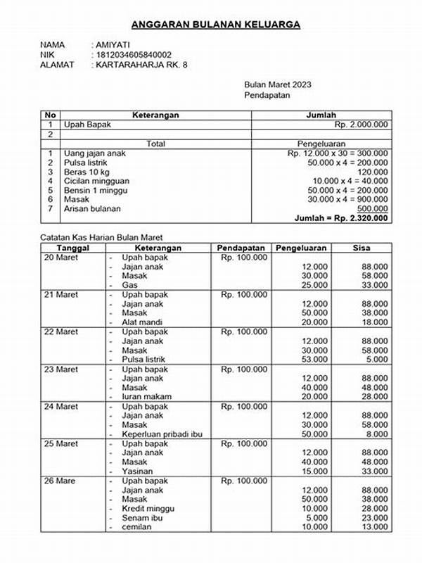 Cara Memaksimalkan Anggaran Bulanan Keluarga