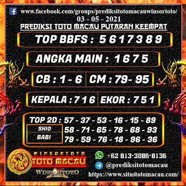 Statistik Angka Togel Macau