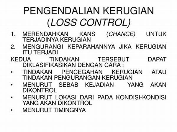 Kebijakan Pengendalian Kerugian Perjudian