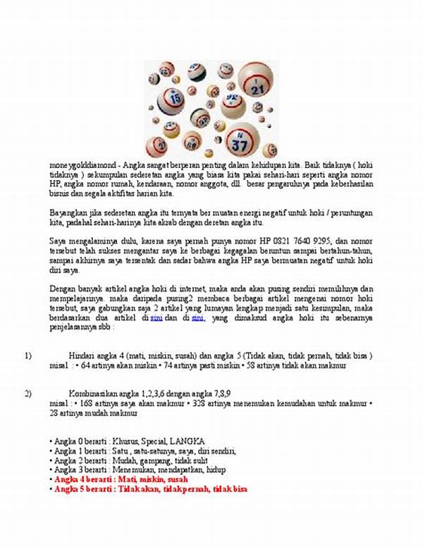 Langkah-langkah Memilih Nomor Hoki