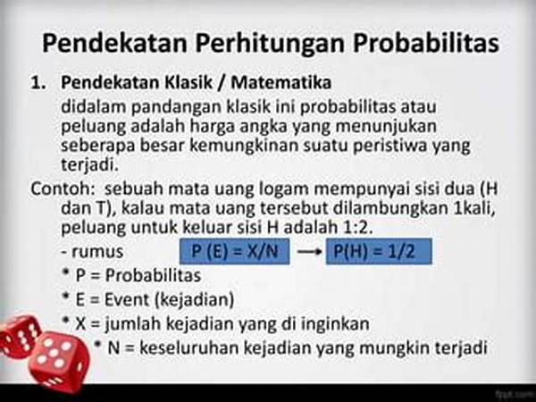 Pendekatan Statistik Peluang Keluar