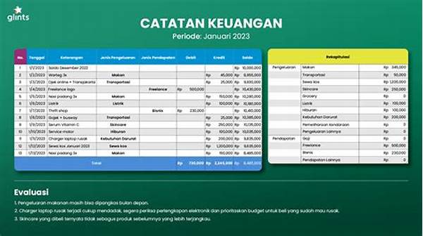 Teknik Mencatat Keuangan Harian Sederhana
