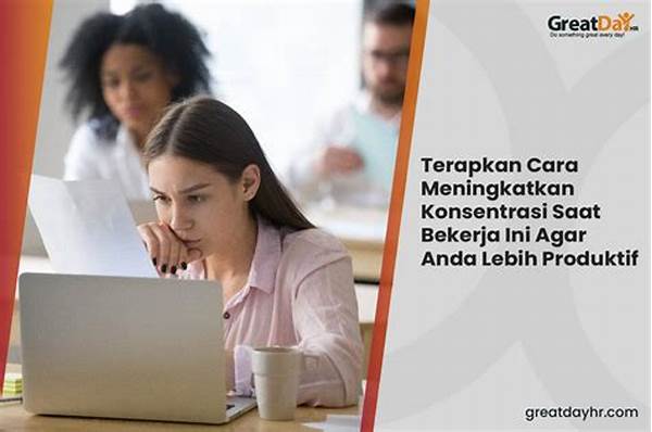 Cara Meningkatkan Konsentrasi Saat Bekerja