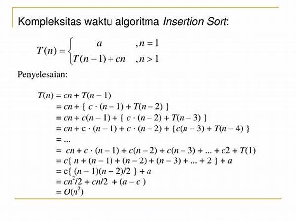 Kompleksitas Waktu Algoritma Sorting