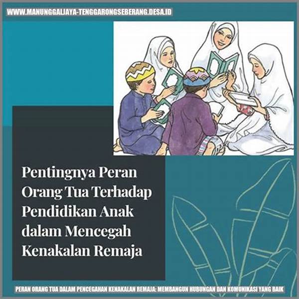 Peran Orang Tua Dalam Pencegahan