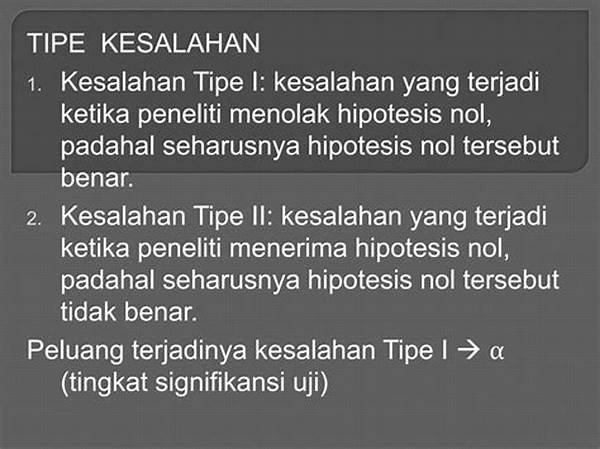 Kesalahan Tingkat Signifikansi Yang Salah