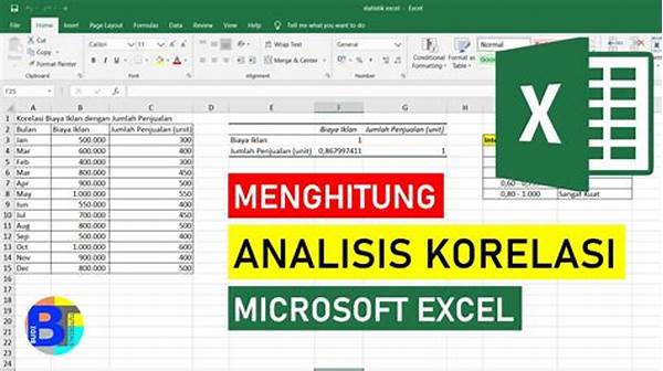 Visualisasi Korelasi Dengan Excel