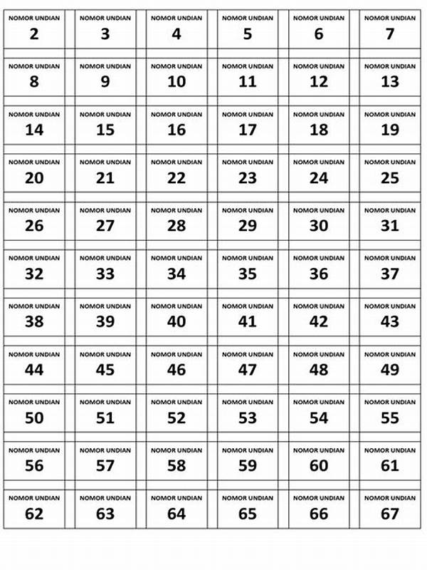 Metode Analisis Nomor Undian Lotere