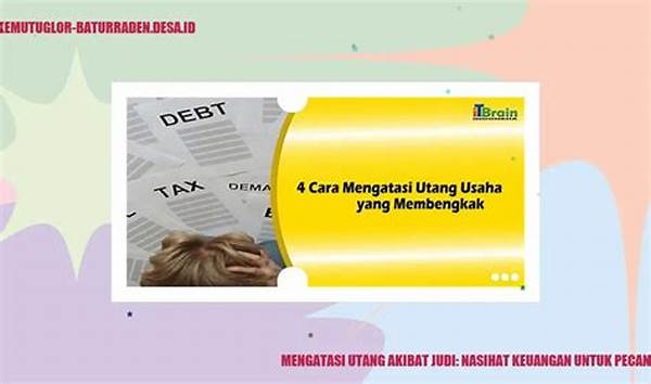 Strategi Mengatasi Utang Judi