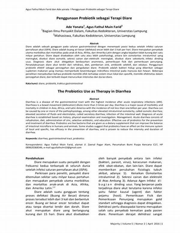 Probiotik Sebagai Terapi Pengelolaan Depresi