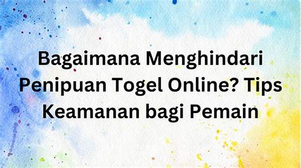 Trik Menghindari Penipuan Togel Online